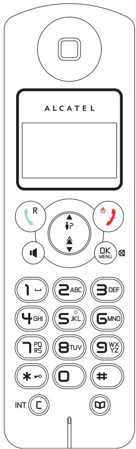 ALCATEL VERSATIS C350 - Les touches du combiné - 10