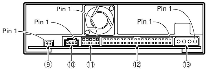 Pin 1 Pin 1 Pin 1 Pin 1 Pin 1 ⑨ ⑩ ⑪ ⑫ ⑬ ⑬