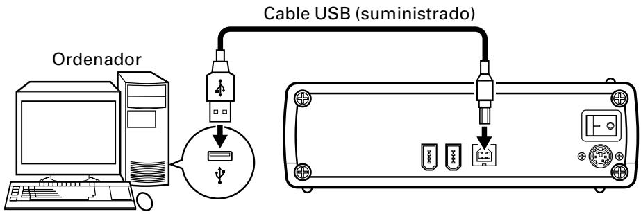 PIONEER DVR-S606 - Conexión del cable USB - 1