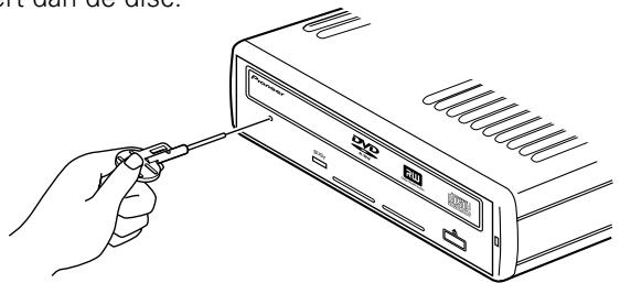 PIONEER DVR-S606 - Handmatig verwijderen van de disc - 1