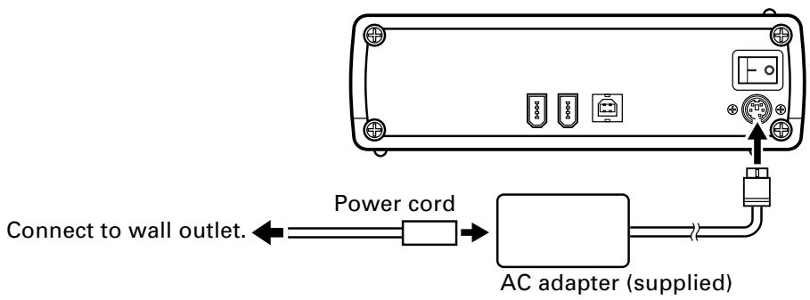 PIONEER DVR-S606 - AC adapter connection - 1