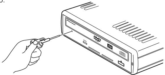 PIONEER DVR-S606 - Expulsión manual de los discos - 1