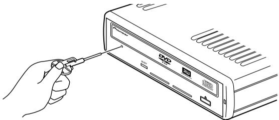 PIONEER DVR-S606 - Espulsione manuale dei dischi - 1