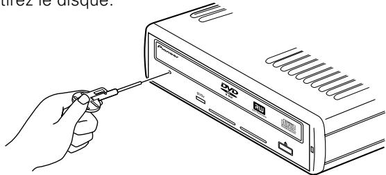 PIONEER DVR-S606 - Éjection manuelle d'un disque - 1