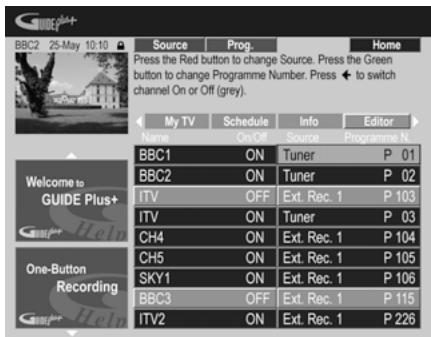 PIONEER DVR-560H-S - Sélectionnez 'Editor' sur la barre de menu. - 1
