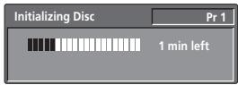 Initializing Disc Pr 1 1 min left