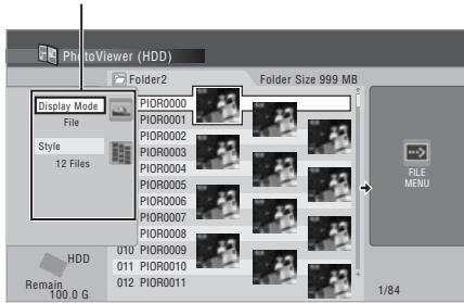PIONEER DVR-560H-S - Accédez aux options d'affichage. - 1