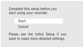 PIONEER DVR-560H-S - ENTER Lancez Setup Navigator. - 1
