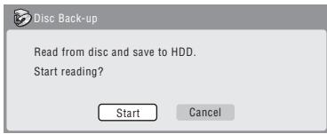 PIONEER DVR-560H-S - Mettez en place le disque dont vous voulez effectuer une copie de sauvegarde. - 2