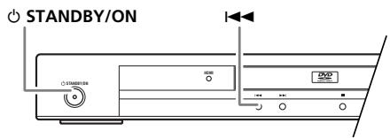 PIONEER DV-610AV-S - Umschalten des Videoausgangs auf "Interlace" mit den Bedienungselementen an der Frontplatte - 1