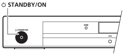 PIONEER DV-610AV-S - Mise sous tension - 1