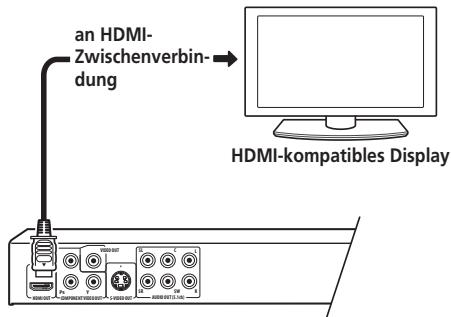 PIONEER DV-610AV-S - Anschluss über HDMI - 1