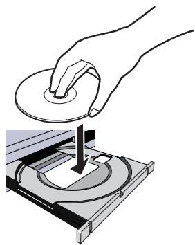 PIONEER DV-610AV-S - Legen Sie eine Disc ein. - 1
