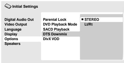 PIONEER DV-610AV-S - DTS-Heruntermischen - 1