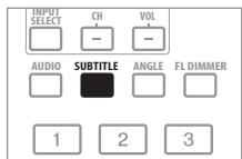 PIONEER BDP-LX08 - Pendant la lecture, appuyez sur SUBTITLE. - 1