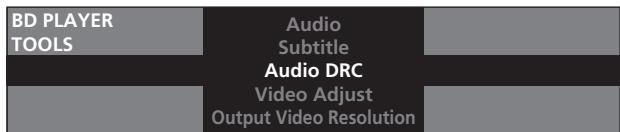 PIONEER BDP-LX08 - Sélectionnez et validez Audio DRC. - 2