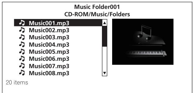 PIONEER BDP-LX08 - Sélectionnez Folders ou All Songs. - 3