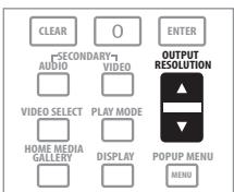 PIONEER BDP-LX08 - Appuyez sur OUTPUT RESOLUTION. - 1