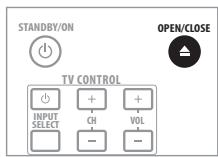 PIONEER BDP-LX08 - Appuyez sur OPEN/CLOSE pour ouvrir le tiroir à disque et insérez le disque. - 1
