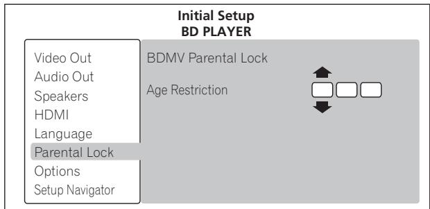 PIONEER BDP-LX08 - Changez l'age. - 1