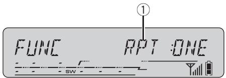 PIONEER DEH-P55BT - - Appuyez sur display. - 1