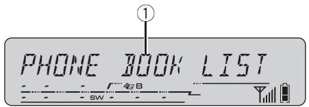 PIONEER DEH-P55BT - - Appuyez sur display. - 1