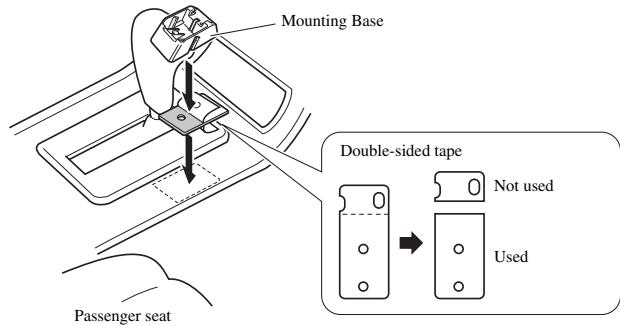 PIONEER DEH-P9200R - Installation Using the Mounting Base - 1