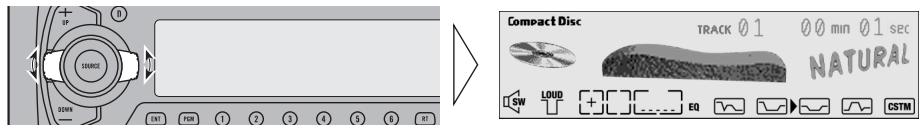 PIONEER DEH-P920R - Choix de la courbe d'égalisation - 1