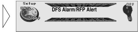 PIONEER DEH-P920R - Mise en service de l'alarme DFS - 1