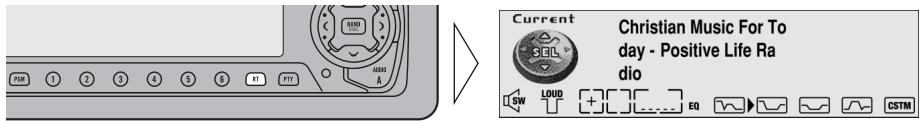 PIONEER DEH-P920R - Switch to the Radio Text mode. - 1