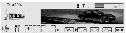 PIONEER DEH-P920R - Adjusting the TA Volume - 2