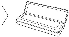 PIONEER DEH-P920R - Rangez la face avant dans le coffret de protection qui vous servira également à la transporter. - 1