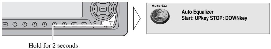 PIONEER DEH-P920R - Enter the Auto-equalizing mode (Auto Equalizer). - 1