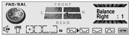 PIONEER DEH-P920R - Balance Adjustment (FAD/BAL) - 4