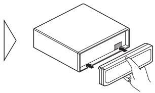 PIONEER DEH-P920R - Replacing the Front Panel - 1