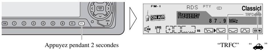PIONEER DEH-P920R - Mettez en service la fonction TA. - 1