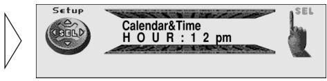 PIONEER DEH-P920R - Réglage de la date et de l'heure (Calendar&amp;Time) - 1