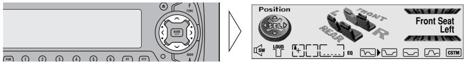 PIONEER DEH-P920R - Setting the Listening Position (Position) - 1