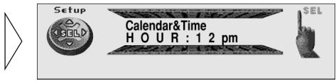 PIONEER DEH-P920R - Setting the Calendar and Time (Calendar&amp;Time) - 1