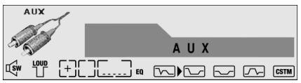 PIONEER DEH-P920R - - Select AUX. (Refer to page 13.) - 2