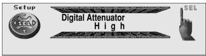 PIONEER DEH-P920R - Selecting the Digital Attenuator (Digital Attenuator) - 2