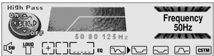 PIONEER DEH-P920R - Filtre passe-haut (High Pass) - 4