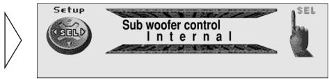 PIONEER DEH-P920R - Setting the Subwoofer Control (Sub woofer control) - 1