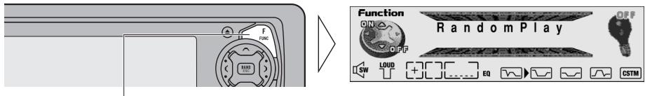 PIONEER DEH-P920R - Select the desired mode in the Function Menu. (Refer to next section, "Function Menu Functions".) - 1