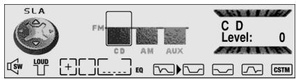 PIONEER DEH-P920R - Fonction de réglage automatique du niveau de la source (SLA) - 2