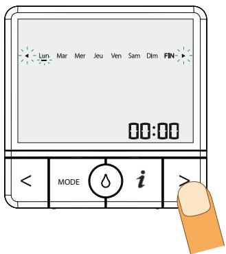 SAUTER PRODIGIO 150 L - Réglage jour et heures - 1