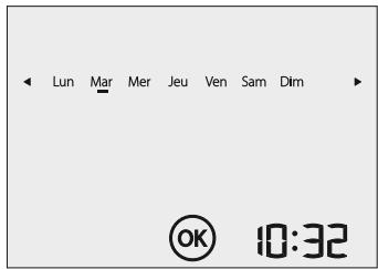 SAUTER PRODIGIO 150 L - Réglage jour et heures - 7