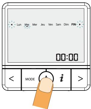 SAUTER PRODIGIO 150 L - Réglage jour et heures - 2