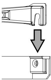 SAUTER PRODIGIO 150 L - Plaque de fixation rapide pour modèles verticaux muraux - 1