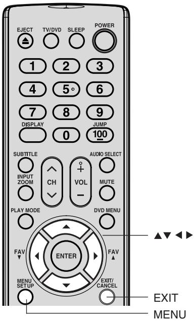 TOSHIBA 20HLV86 - Pour régler la qualité de l'image: - 2